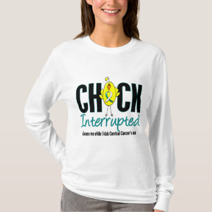 T-shirt Poussin de cancer du col de l'utérus interrompu