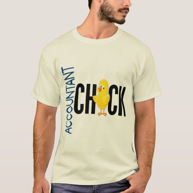 T-shirt Poussin de comptable (Devant)