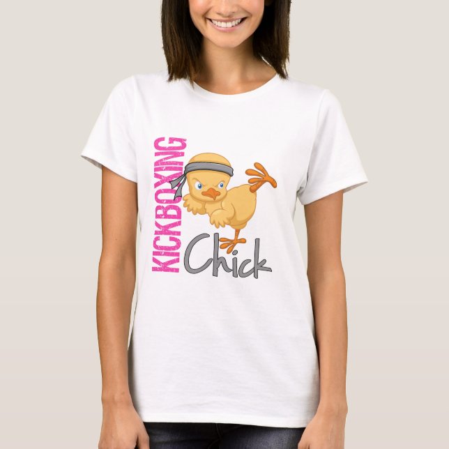 T-shirt Poussin de Kickboxing (Devant)