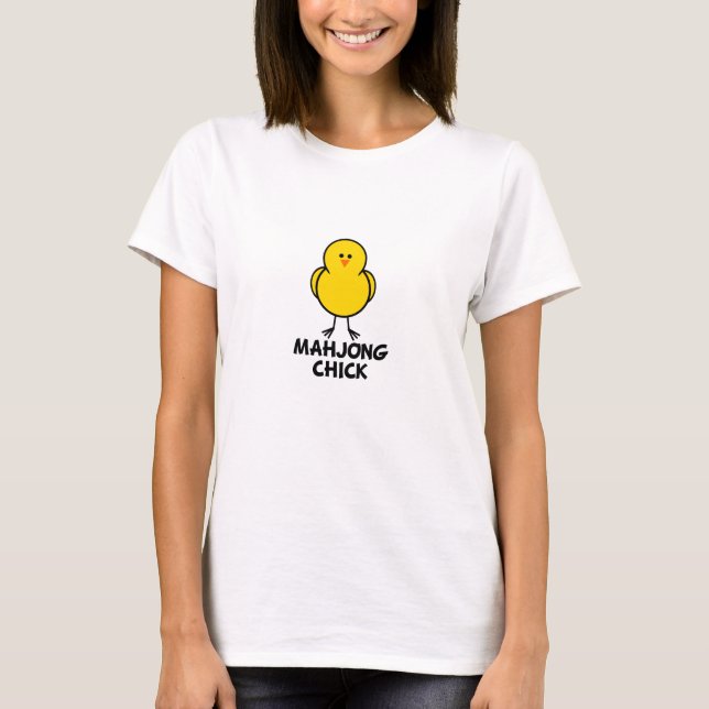 T-shirt Poussin de Mahjong (Devant)