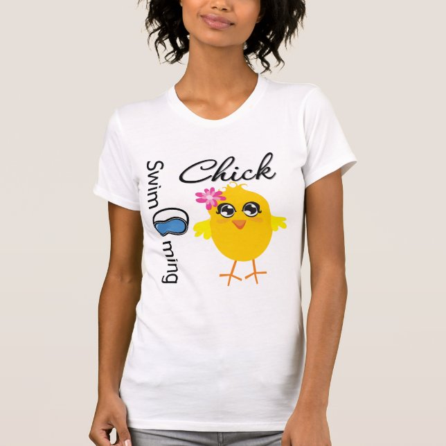 T-shirt Poussin de natation (Devant)