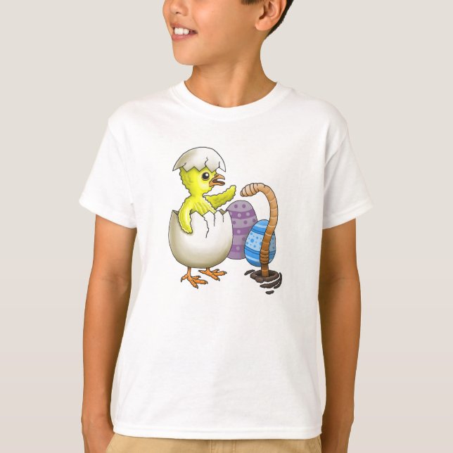 T-shirt Poussin de Pâques éclos (Devant)