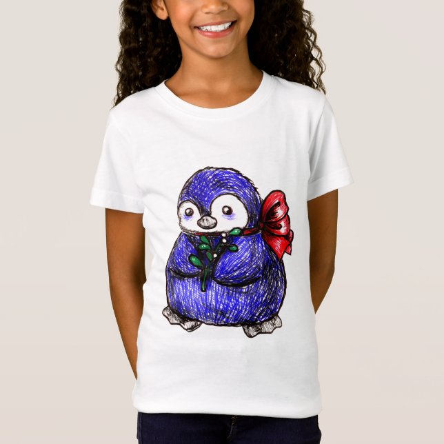 T-Shirt Poussin de pingouin (Devant)