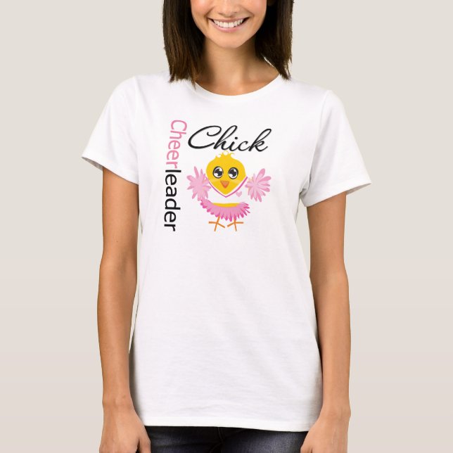 T-shirt Poussin de pom-pom girl (Devant)