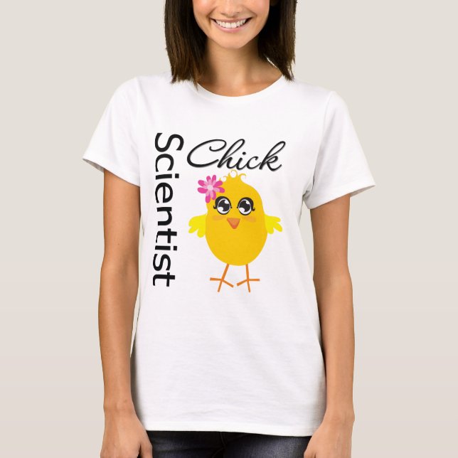 T-shirt Poussin de scientifique (Devant)