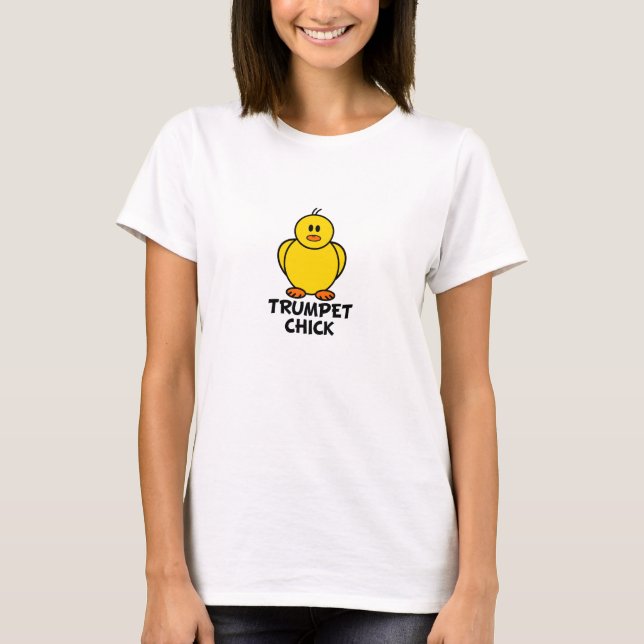 T-shirt Poussin de trompette (Devant)