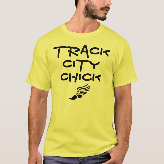 T-shirt Poussin de ville de voie (Devant)