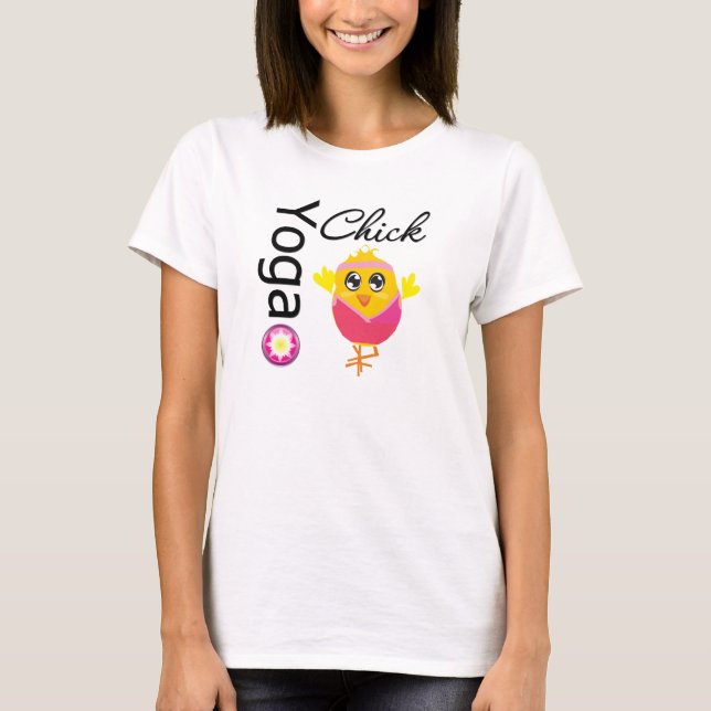T-shirt Poussin de yoga (Devant)