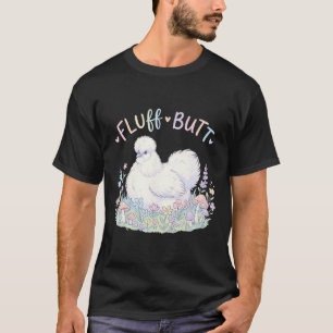 T-shirt Poussin en peluche soyeux Cottagecore Mignon Champ