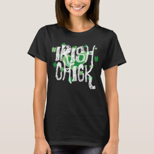 T-shirt Poussin irlandais vintage de la chemise du jour