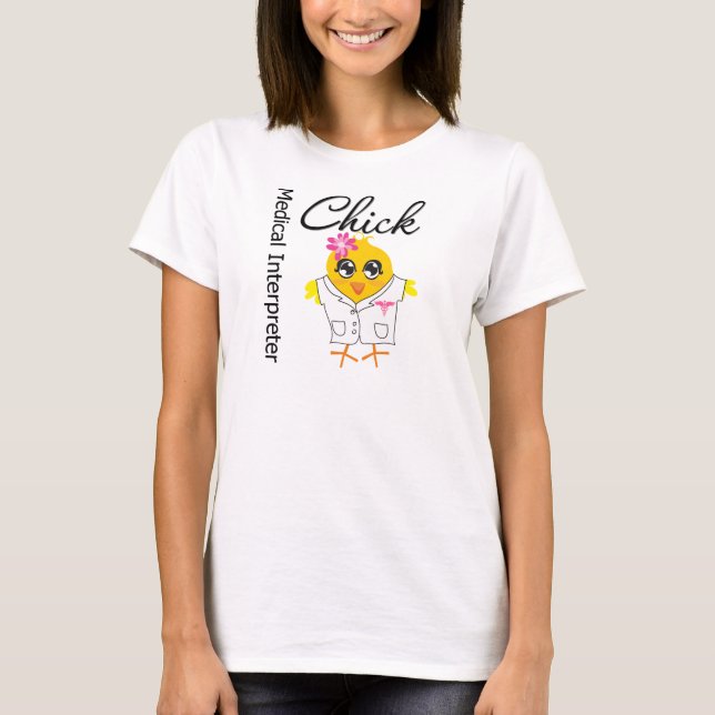 T-shirt Poussin médical d'interprète (Devant)