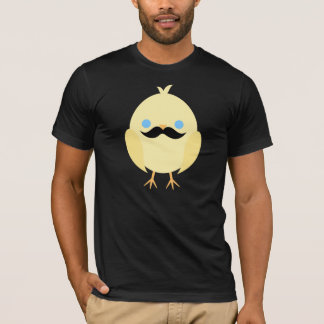 T-shirt Poussin mignon avec la moustache