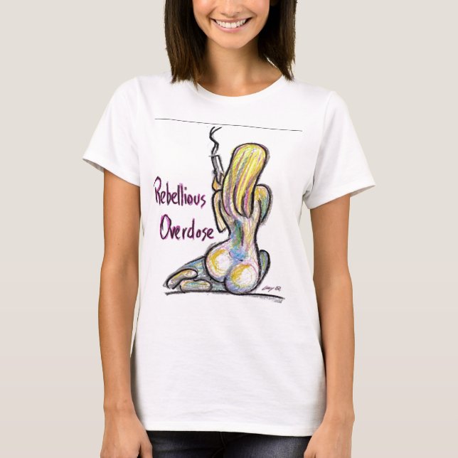 T-shirt Poussin rebelle 06 d'overdose (Devant)