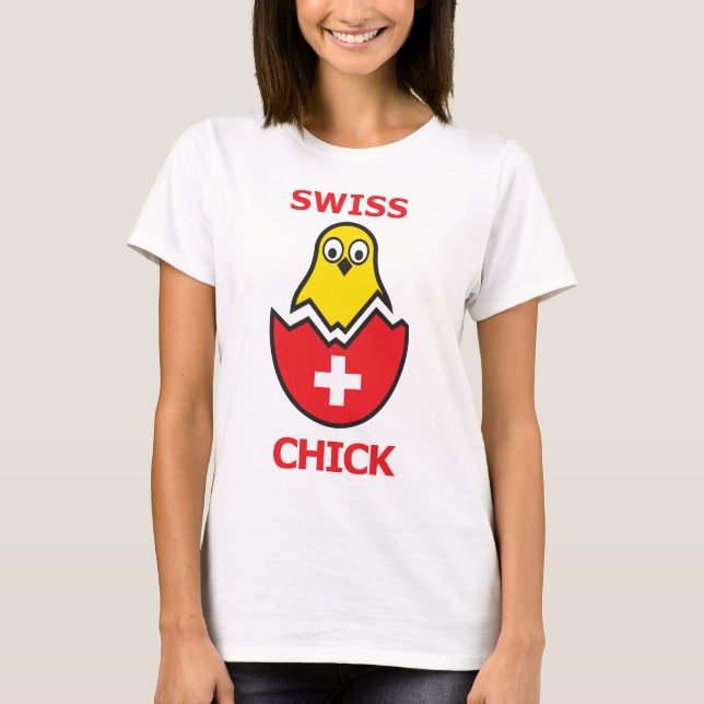 T-shirt Poussin suisse (Devant)