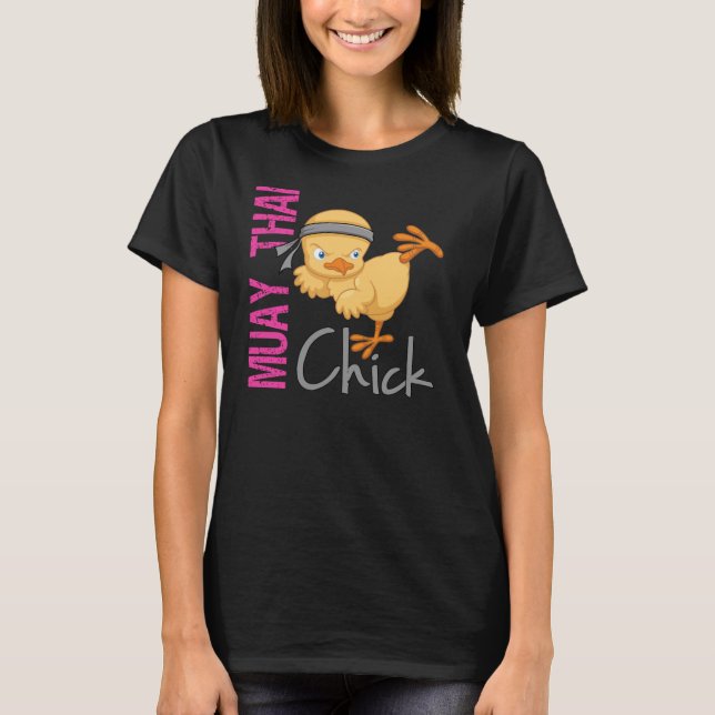 T-shirt Poussin thaïlandais de Muay (Devant)