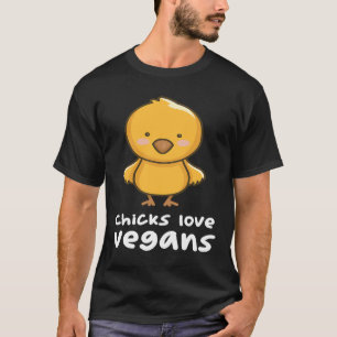 T-shirt Poussins Amour Végétaliens Poulet Poussin