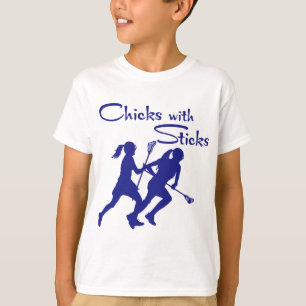 T-SHIRT POUSSINS AVEC DES BÂTONS - LAX