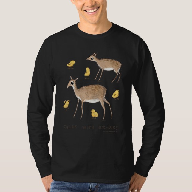 T-shirt Poussins Avec Dik Diks (Devant)