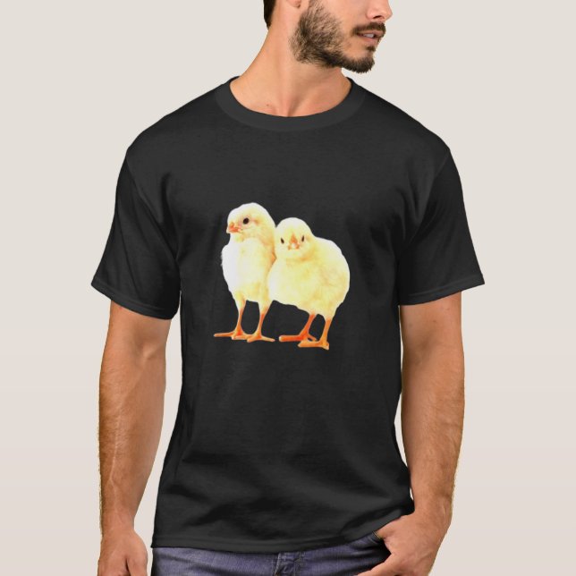 T-shirt Poussins Bébés Poules (Devant)