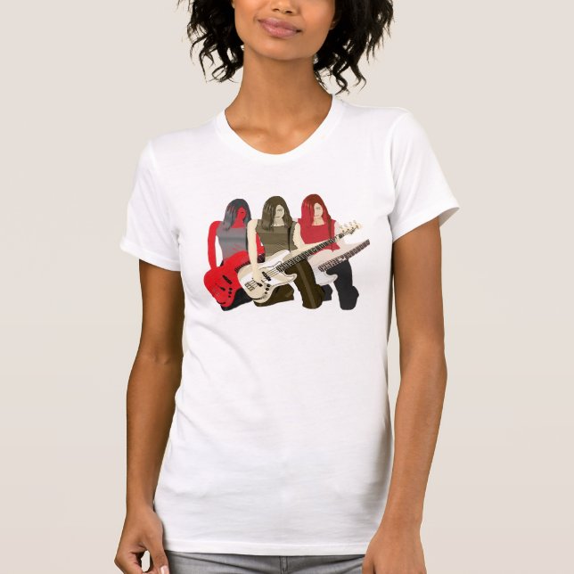 T-shirt Poussins de guitare (Devant)
