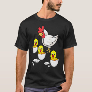 T-shirt Poussins de Pâques Enfants Poule