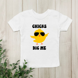 T-shirt Poussins Me Creg Cool Oiseaux de Pâques Tons Lunet
