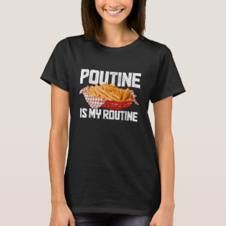 T-shirt Poutine Est Ma Fierté Courante D'Aliments Canada C