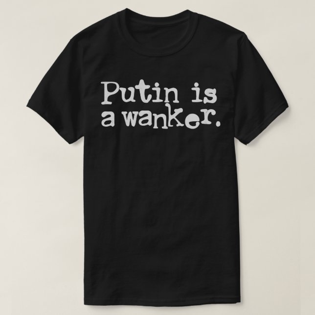 T-shirt Poutine est un branleur 1 (Design devant)