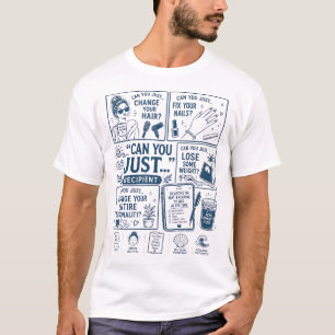T-shirt Pouvez-vous juste... destinataire
