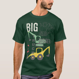 T-shirt Pouvez-Vous Le Creuser Construction Camion Garçon