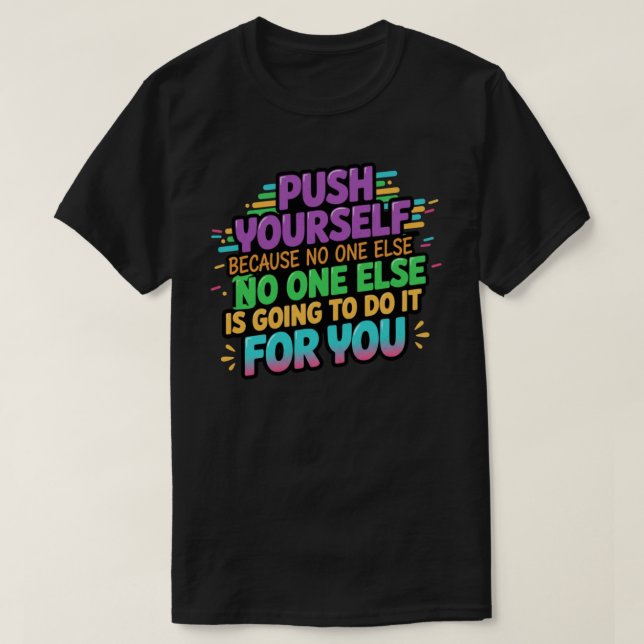 T-shirt Pouvez-Vous Motivationnel (Design devant)