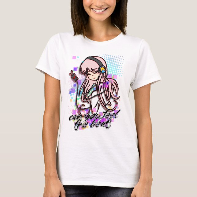T-shirt Pouvez-vous sentir le battement ? (Devant)