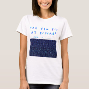 T-shirt Pouvez-vous voir mon ami ? amusement 3D !