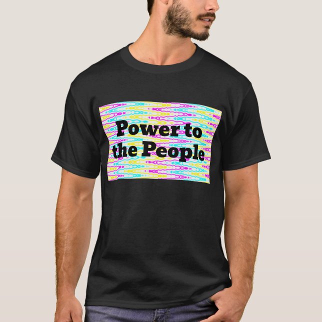 T-shirt Pouvoir au Peuple (Devant)