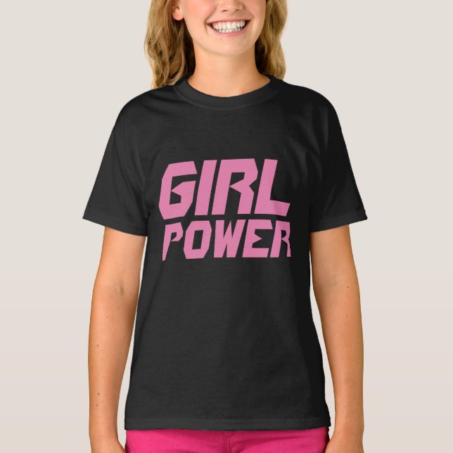 T-SHIRT POUVOIR DE FILLE (Devant)