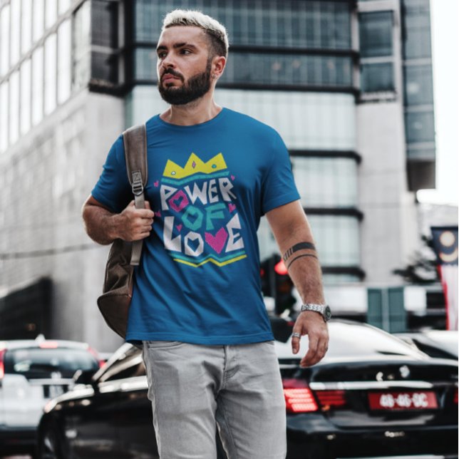 T-shirt Pouvoir De L'Amour (Créateur téléchargé)