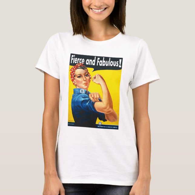 T-shirt Pouvoir des filles Fier et Fabuleux (Devant)