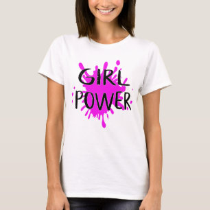 T-shirt Pouvoir Féminin Attitude Féministe Citation de Con