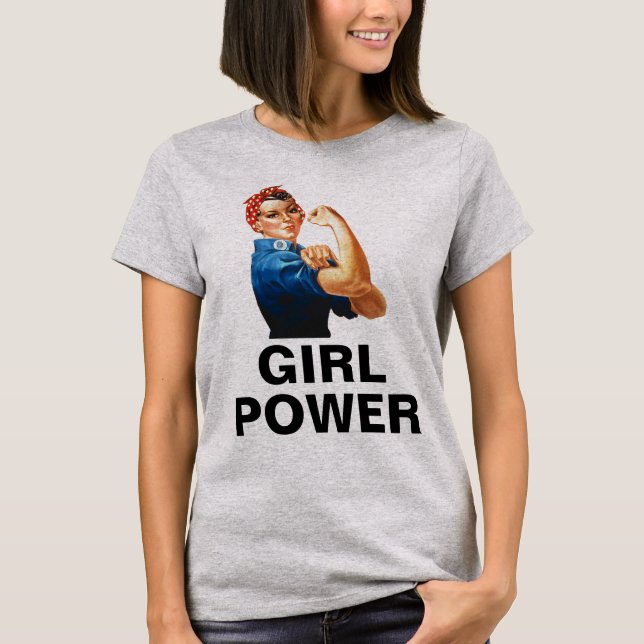 T-shirt POUVOIR FILLE (Devant)