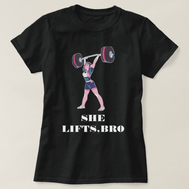 T-SHIRT POUVOIR LIFTING LOURDS POIDS INCIDENT LES FEMMES T (Design devant)