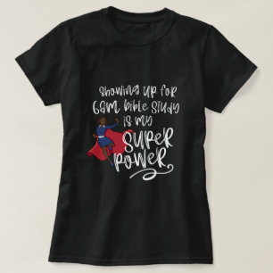 T-shirt POUVOIR SUPER SOEUR (Peau foncée) de 6h
