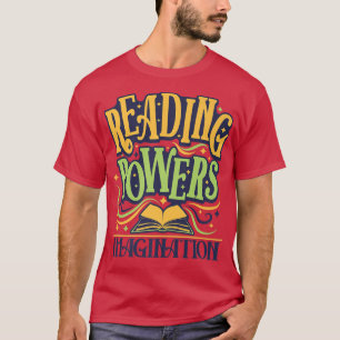 T-shirt Pouvoirs De Lecture De L'Enseignant Livres D'Imagi