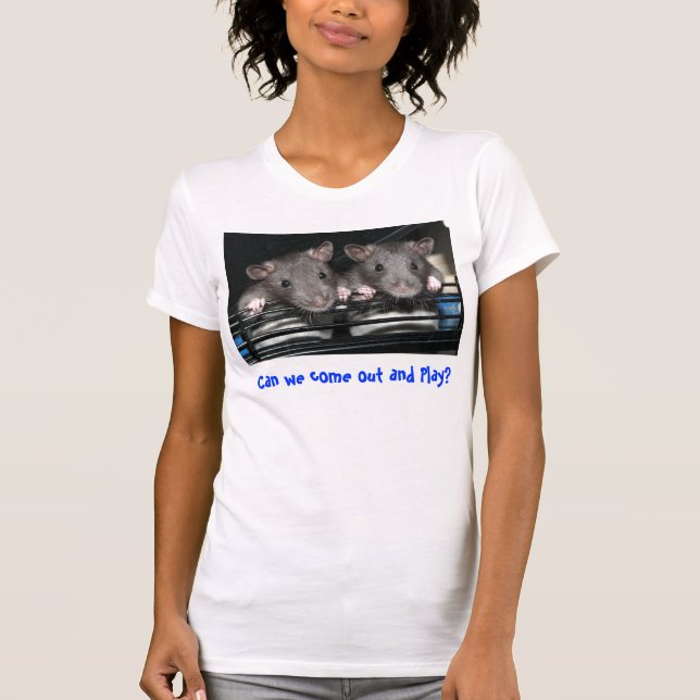 T-shirt Pouvons-nous sortir et le jeu ? (Devant)