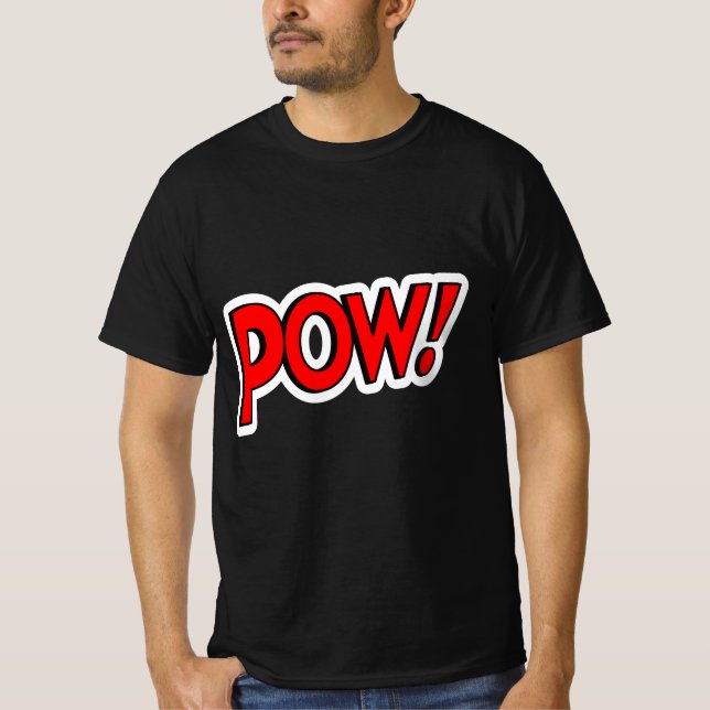 T-shirt POW! Graphisme Screwball (Devant)