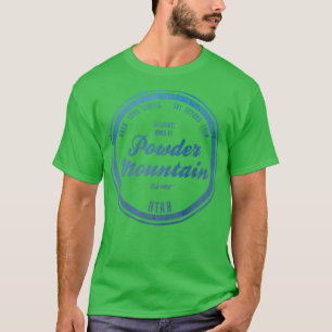 T-shirt Powder Mountain Ski Resort Utah