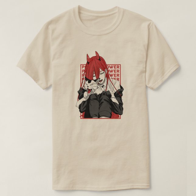 T-shirt Power Chainsaw Man Devil Girl Art (Design devant)