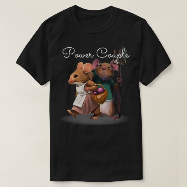 T-shirt Power Couple  Everdell Board brazilian trumpeter h (Design devant)