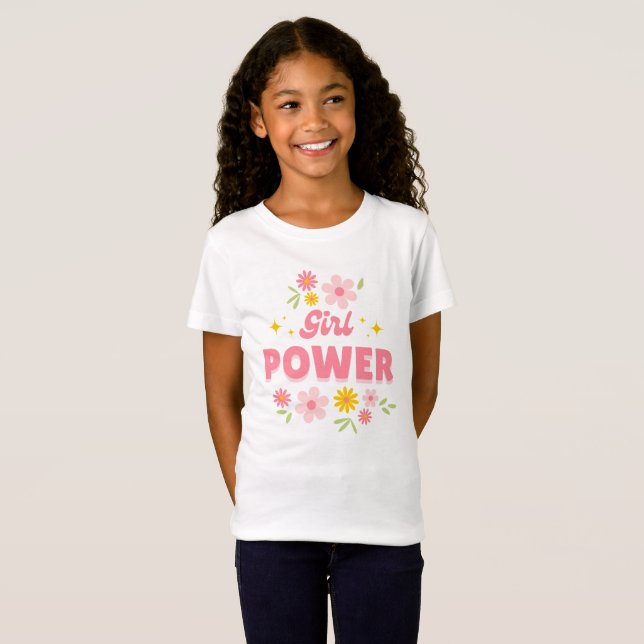 t-shirt power girl (Devant entier)