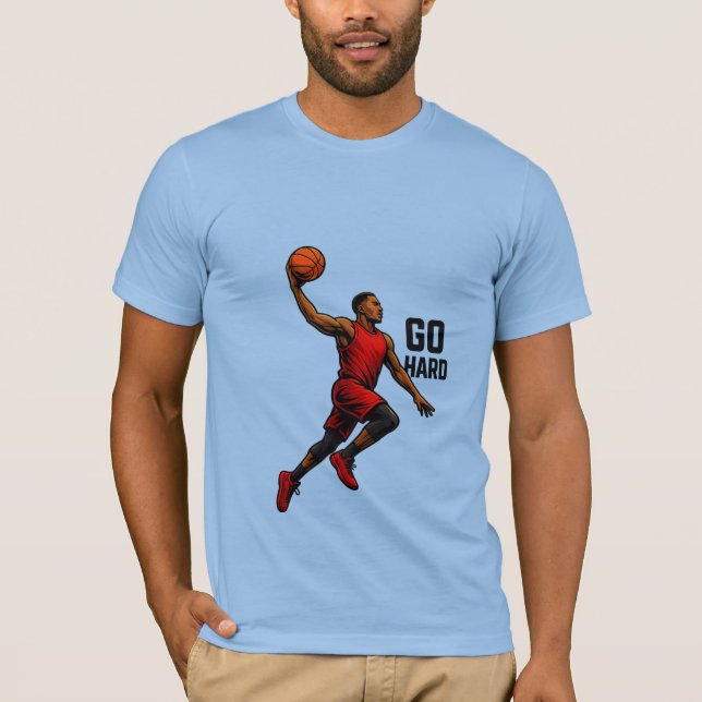 T-shirt Power Move de basket-ball - Fort esprit fo (Devant)