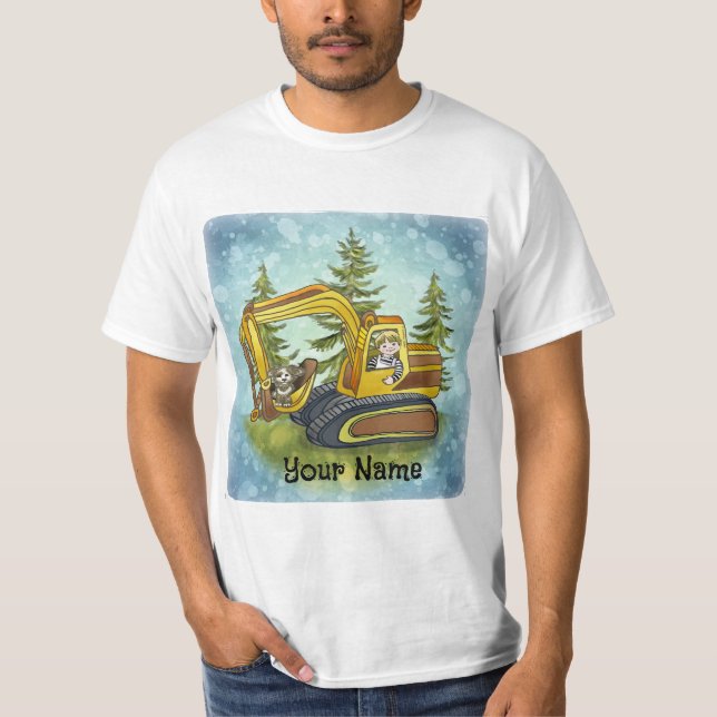 T-shirt Power Shovel Kid (Devant)